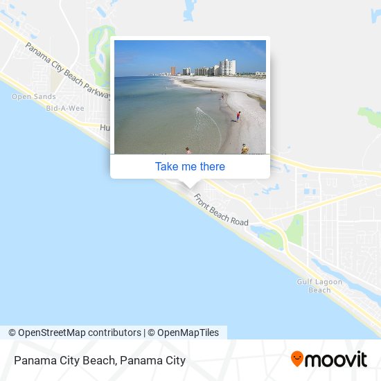 Mapa de Panama City Beach