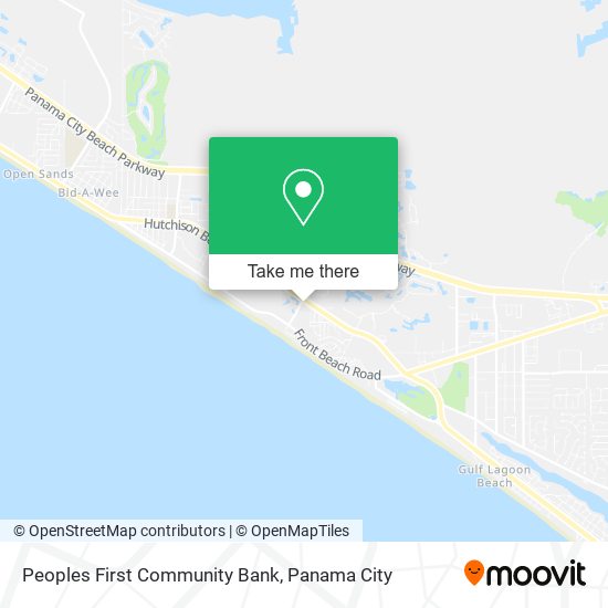 Peoples First Community Bank map