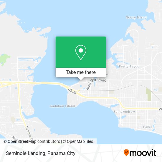 Seminole Landing map