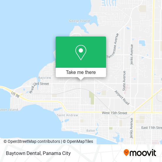 Baytown Dental map