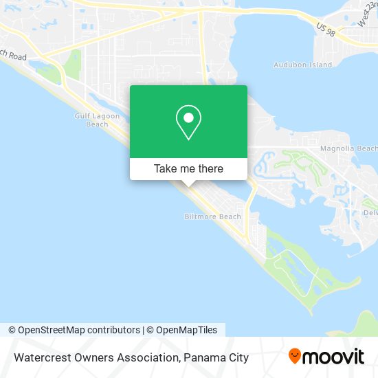 Watercrest Owners Association map