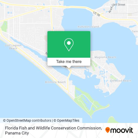 Florida Fish and Wildlife Conservation Commission map