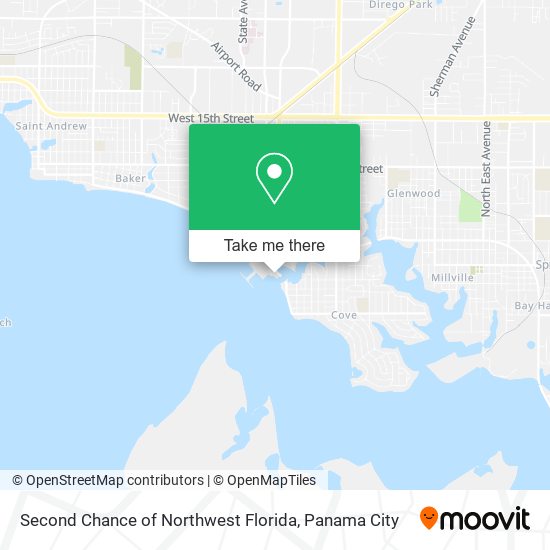 Second Chance of Northwest Florida map