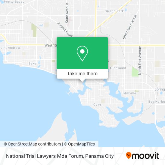 National Trial Lawyers Mda Forum map