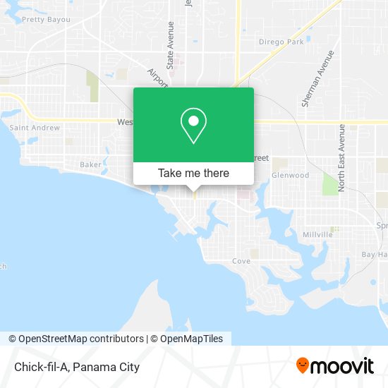 Mapa de Chick-fil-A