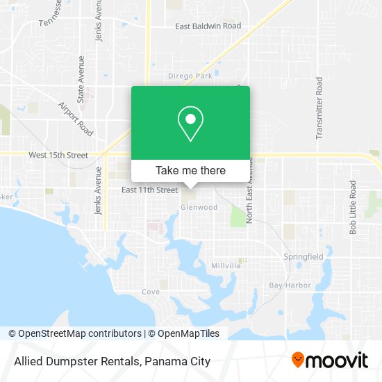 Mapa de Allied Dumpster Rentals