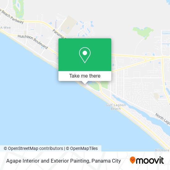 Agape Interior and Exterior Painting map
