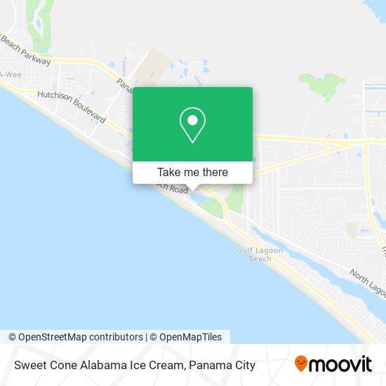 Sweet Cone Alabama Ice Cream map