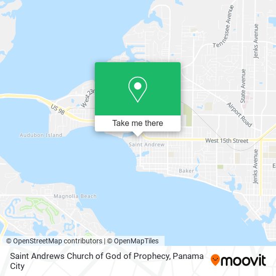 Mapa de Saint Andrews Church of God of Prophecy