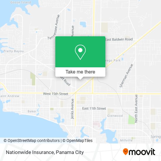 Nationwide Insurance map