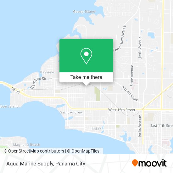 Aqua Marine Supply map