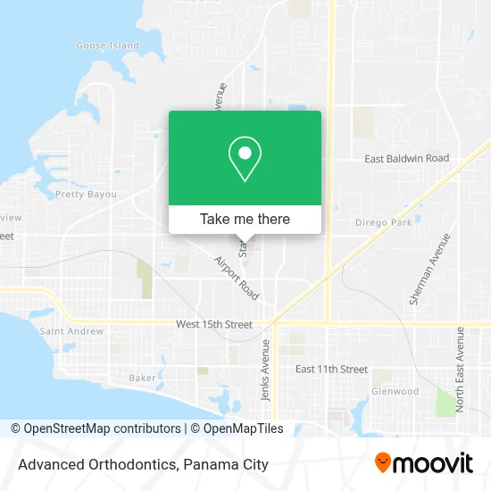 Advanced Orthodontics map