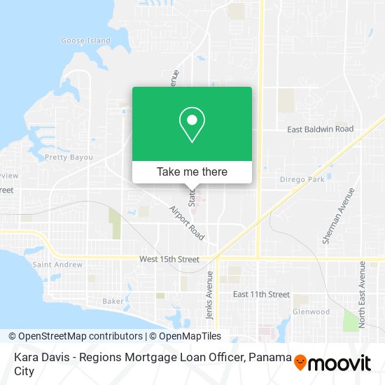 Kara Davis - Regions Mortgage Loan Officer map