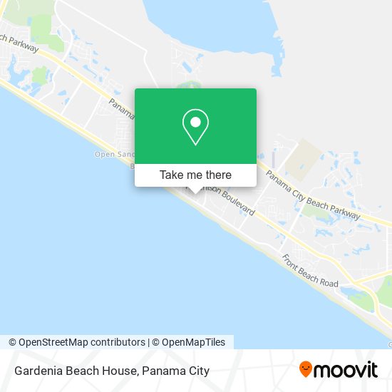 Gardenia Beach House map