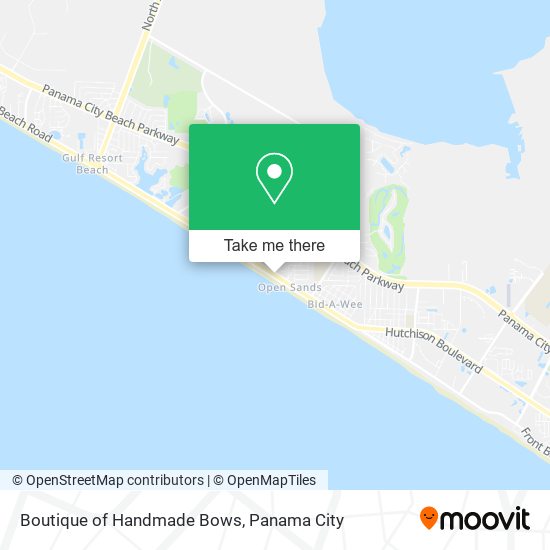 Mapa de Boutique of Handmade Bows