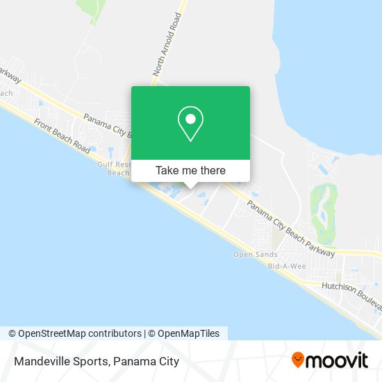 Mandeville Sports map