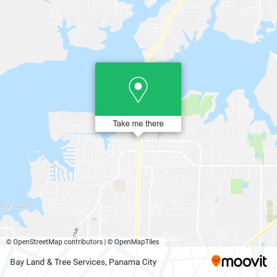 Bay Land & Tree Services map