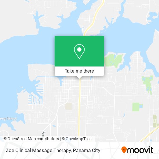 Mapa de Zoe Clinical Massage Therapy