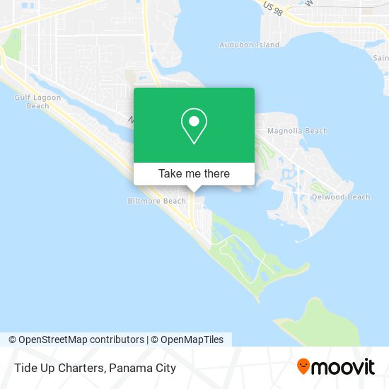Tide Up Charters map