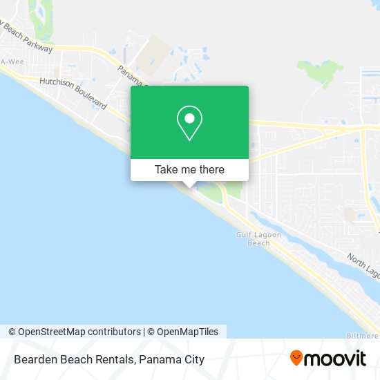 Bearden Beach Rentals map