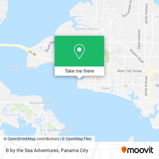 B by the Sea Adventures map