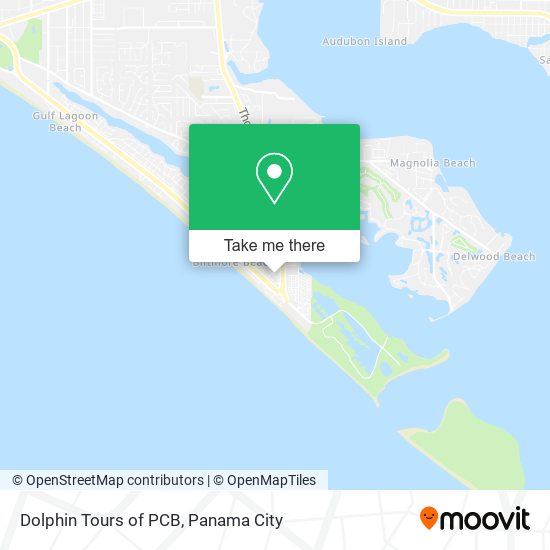 Mapa de Dolphin Tours of PCB