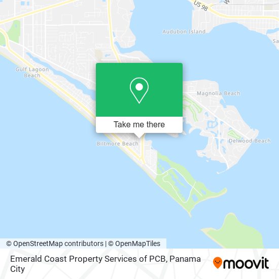 Emerald Coast Property Services of PCB map