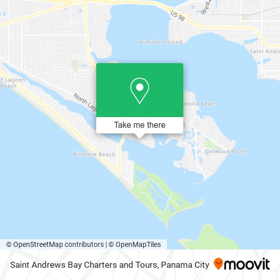 Saint Andrews Bay Charters and Tours map