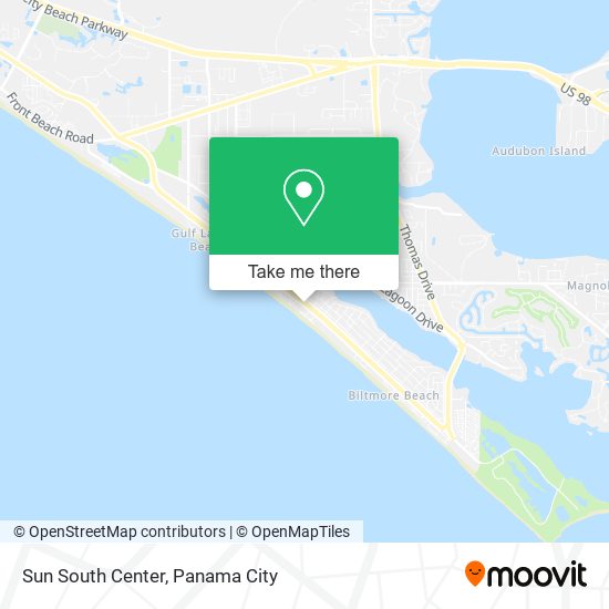 Sun South Center map