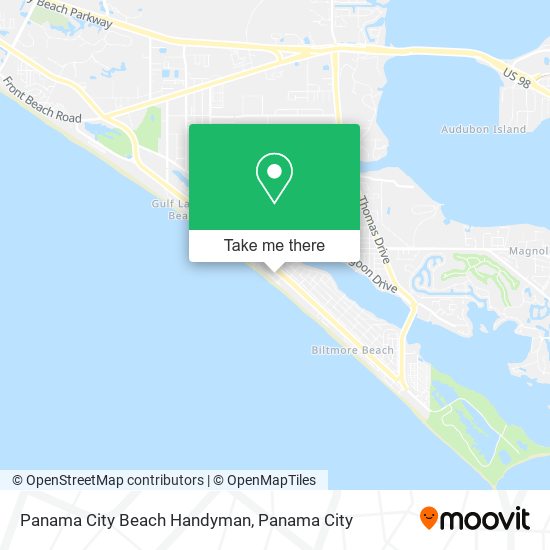 Panama City Beach Handyman map