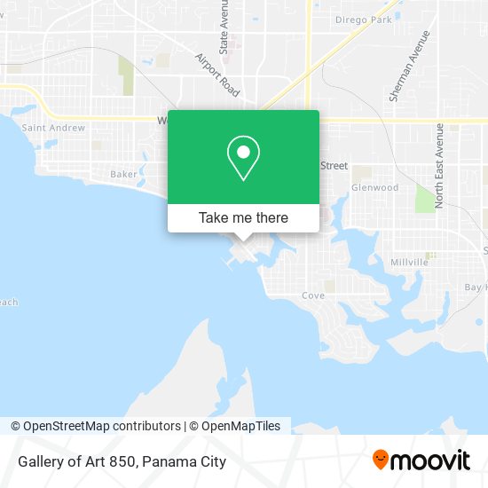 Gallery of Art 850 map