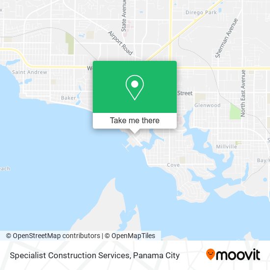 Specialist Construction Services map
