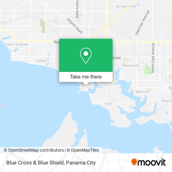 Blue Cross & Blue Shield map