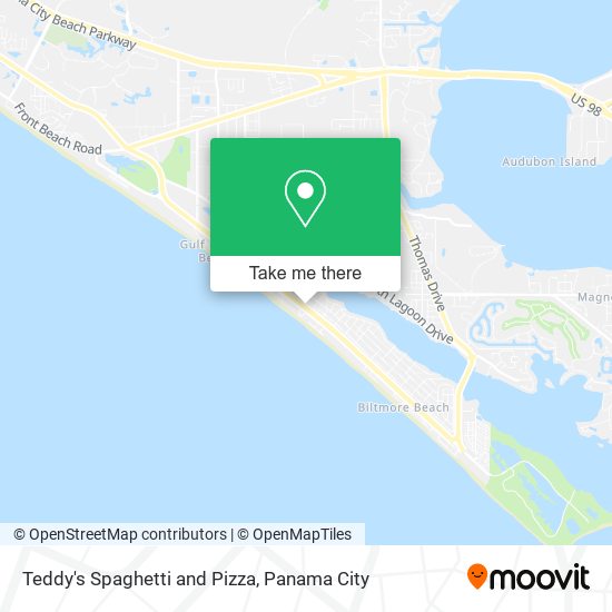 Teddy's Spaghetti and Pizza map