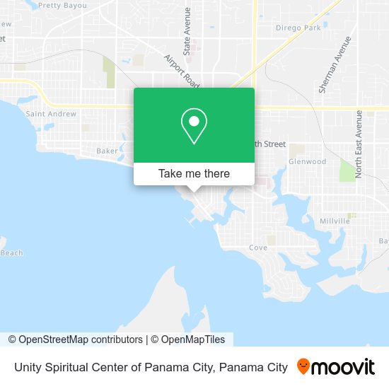 Unity Spiritual Center of Panama City map