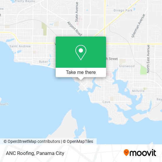 ANC Roofing map