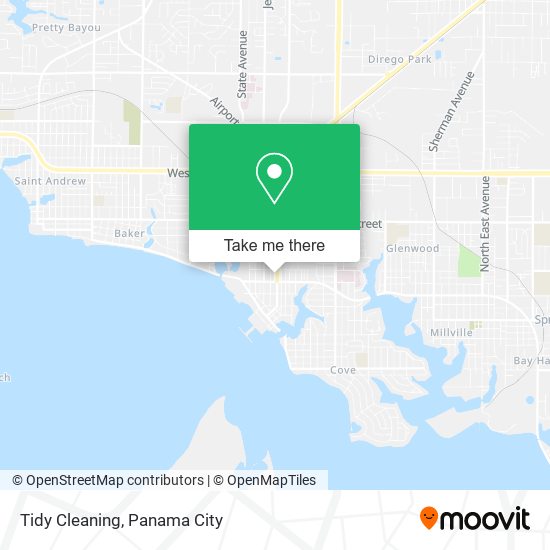 Tidy Cleaning map