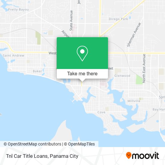 Tnl Car Title Loans map