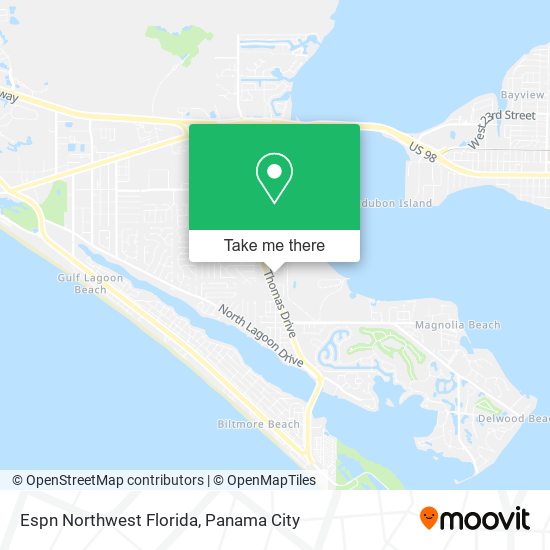 Espn Northwest Florida map