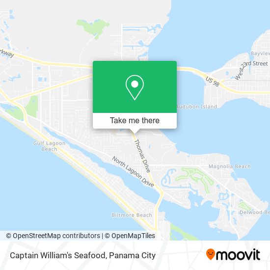 Mapa de Captain William's Seafood