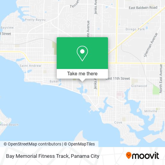 Bay Memorial Fitness Track map