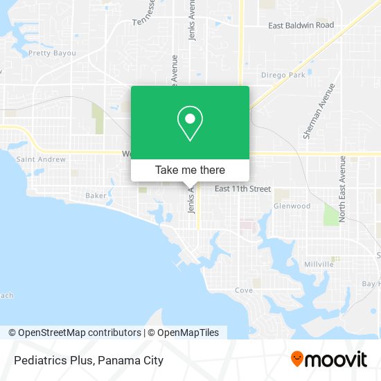 Pediatrics Plus map