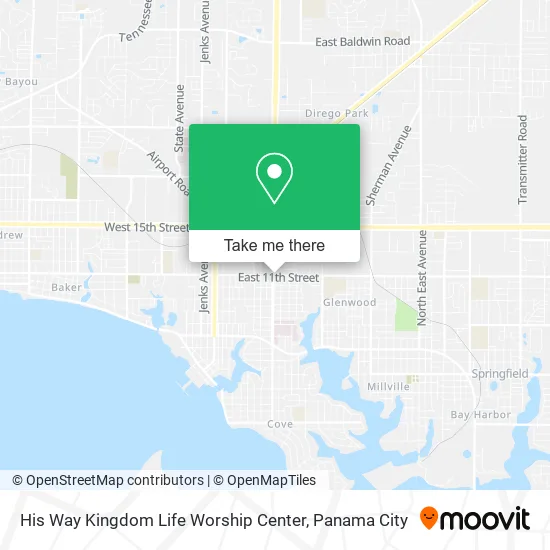 Mapa de His Way Kingdom Life Worship Center