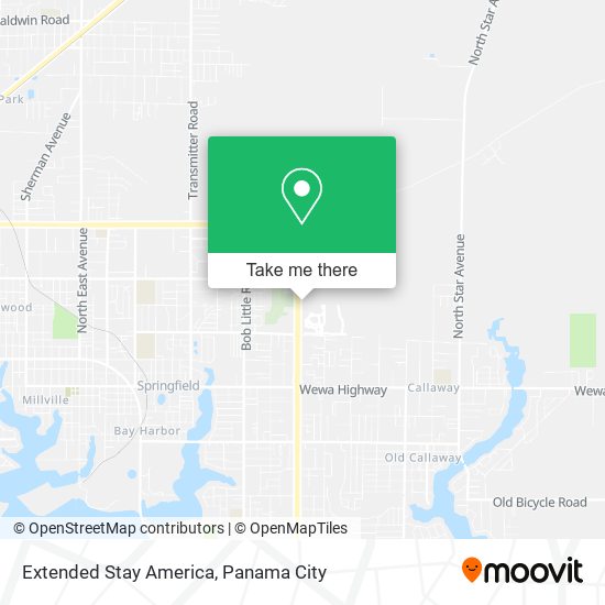 Extended Stay America map