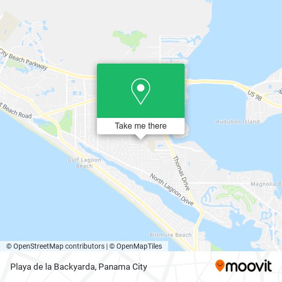 Playa de la Backyarda map