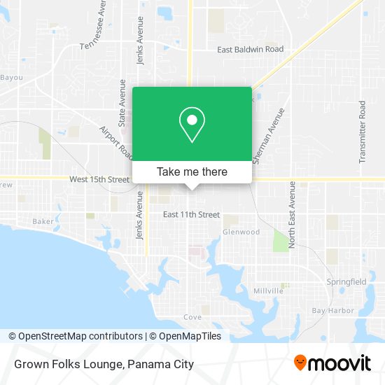 Mapa de Grown Folks Lounge