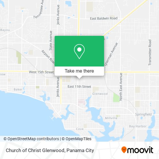Church of Christ Glenwood map
