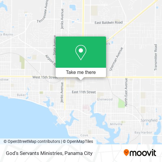 God's Servants Ministries map