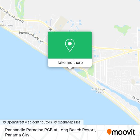 Panhandle Paradise PCB at Long Beach Resort map