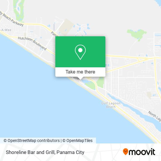 Mapa de Shoreline Bar and Grill